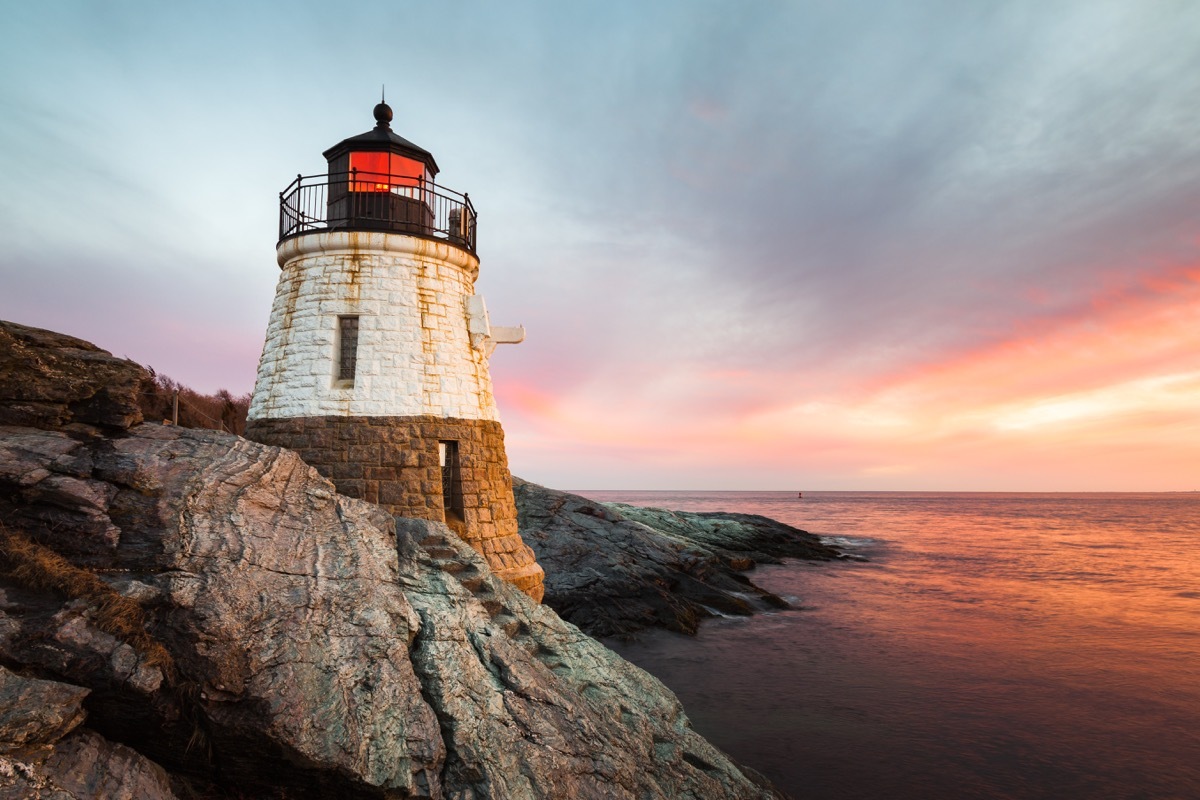 Light house and cliff