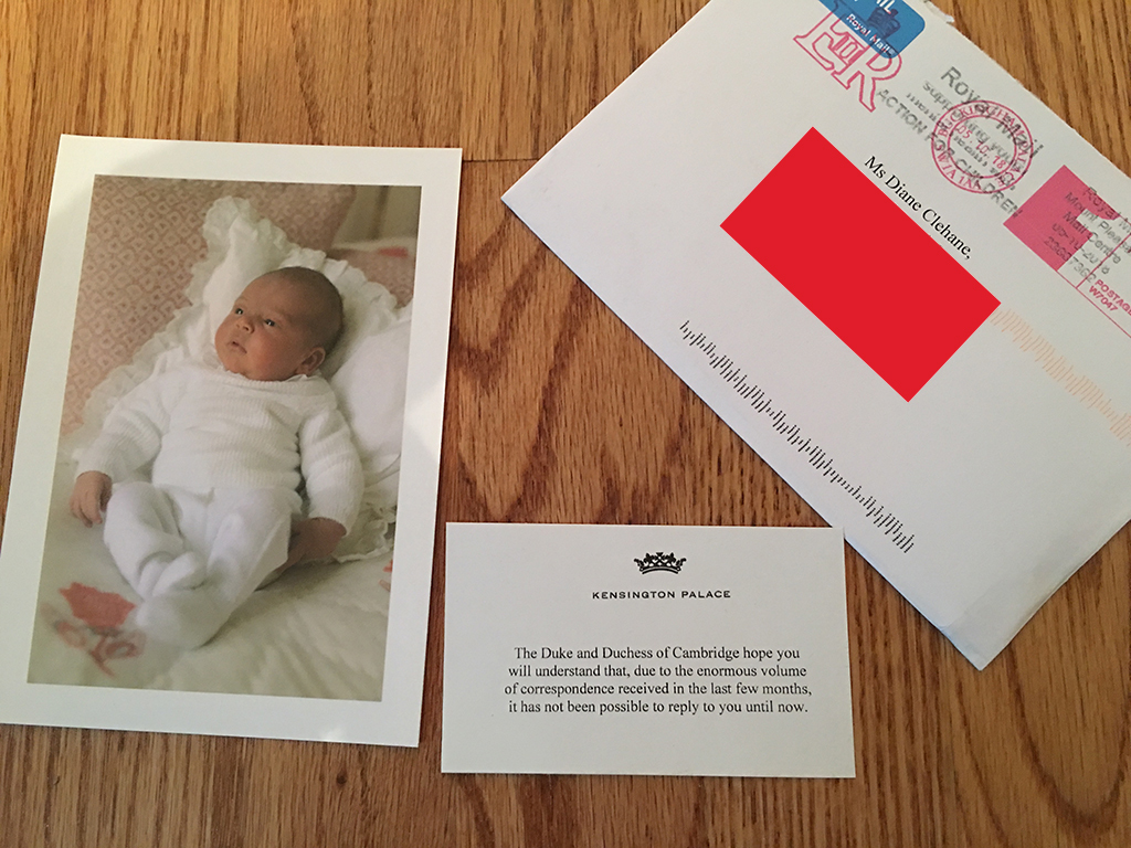 prince harry and meghan markle thank you card