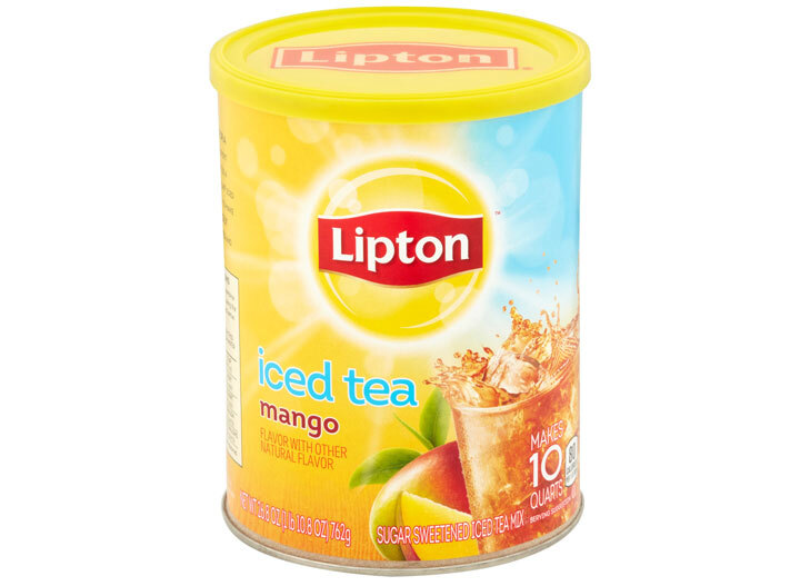 Lipton mango iced tea