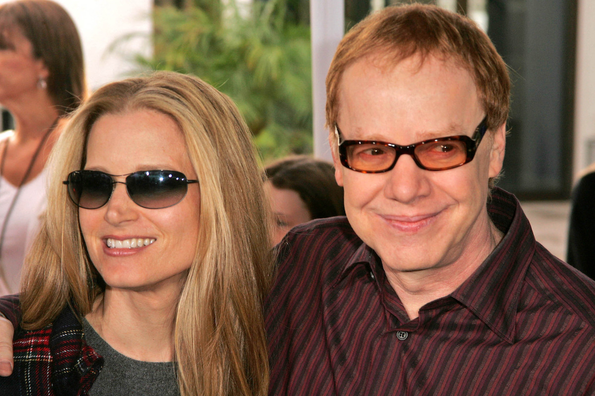 Bridget Fonda and Danny Elfman at the premiere of 